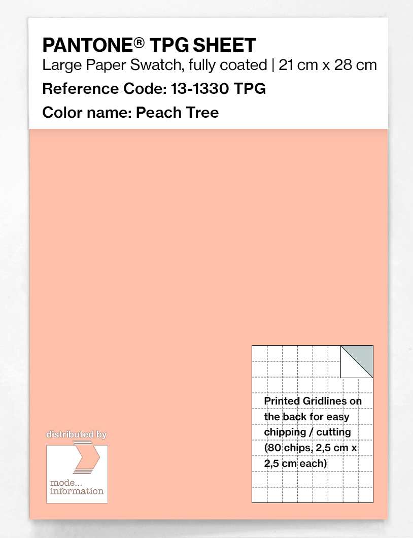 Artikelbild 1 des Artikels “PANTONE® TPG SHEET 13-1330 TPG Peach Tree “