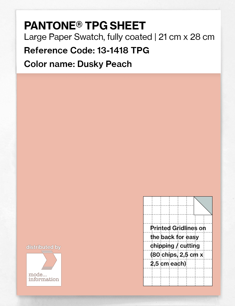 Artikelbild 1 des Artikels “PANTONE® TPG SHEET 13-1418 TPG Dusky Peach “