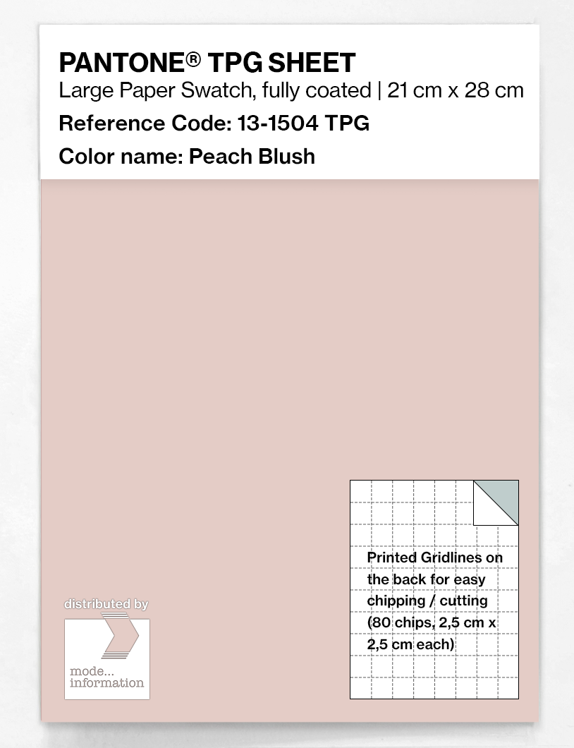 Artikelbild 1 des Artikels “PANTONE® TPG SHEET 13-1504 TPG Peach Blush “