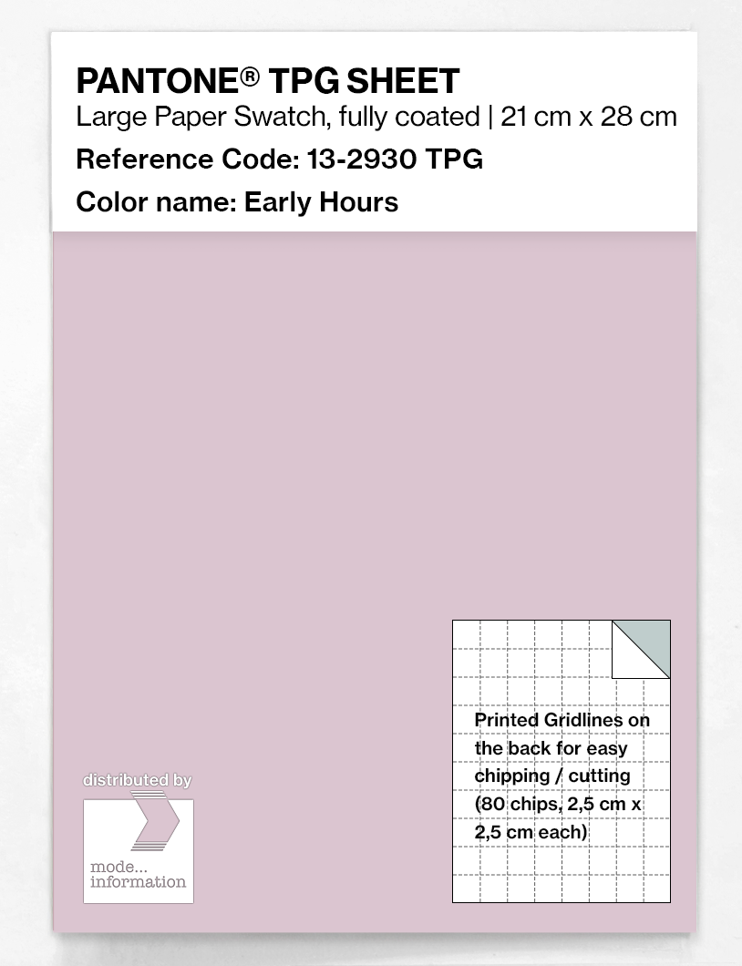 Artikelbild 1 des Artikels “PANTONE® TPG SHEET 13-2930 TPG Early Hours “