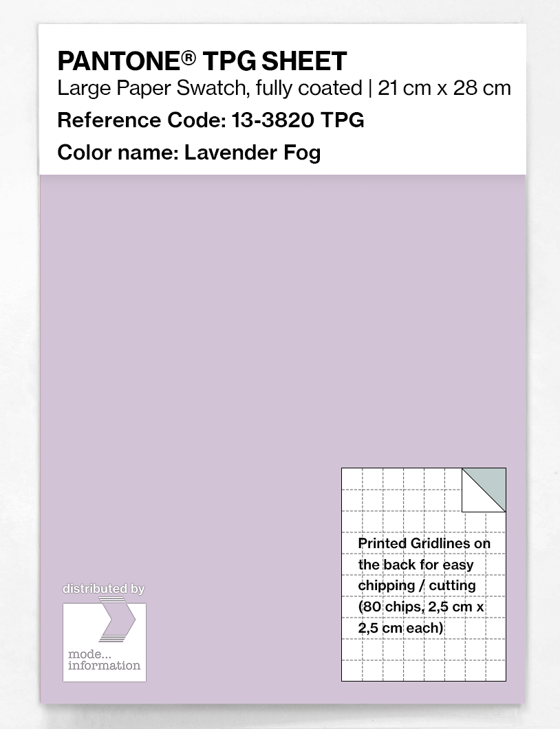 Artikelbild 1 des Artikels “PANTONE® TPG SHEET 13-3820 TPG Lavender Fog “