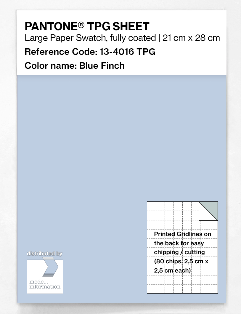 Artikelbild 1 des Artikels “PANTONE® TPG SHEET 13-4016 TPG Blue Finch “