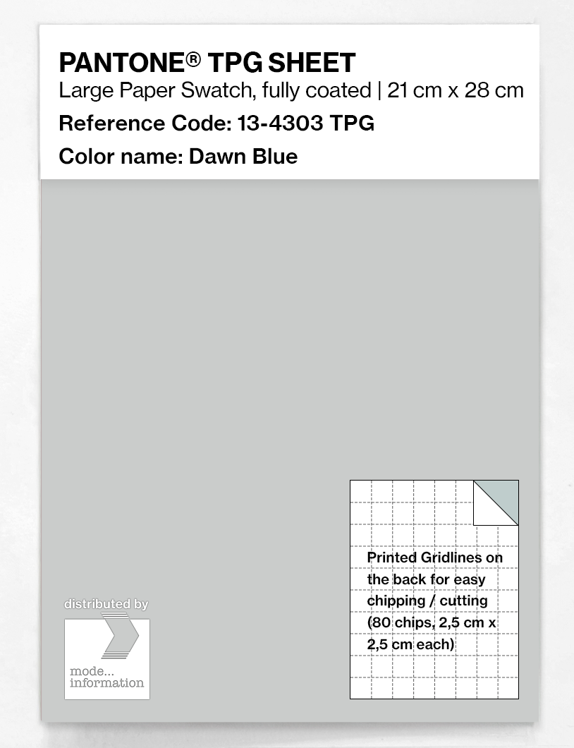Artikelbild 1 des Artikels “PANTONE® TPG SHEET 13-4303 TPG Dawn Blue “