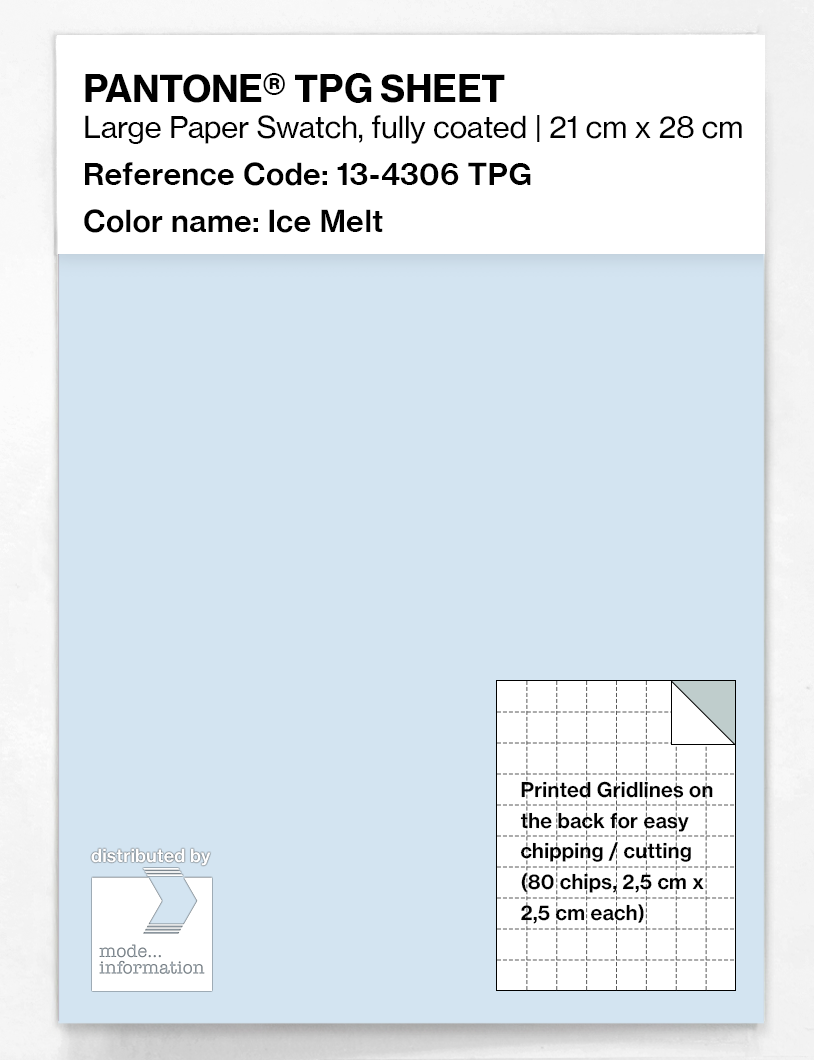 Artikelbild 1 des Artikels “PANTONE® TPG SHEET 13-4306 TPG Ice Melt “