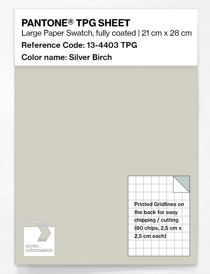 Artikelbild 1 des Artikels “PANTONE® TPG SHEET 13-4403 TPG Silver Birch “