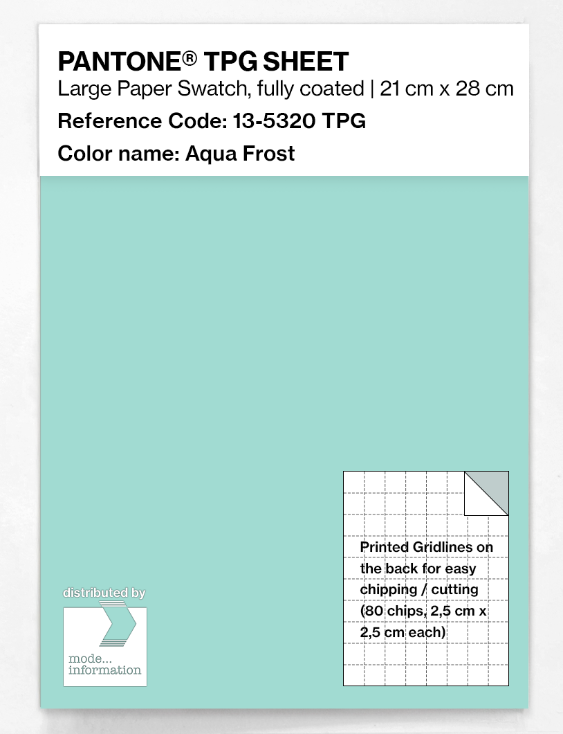 Artikelbild 1 des Artikels “PANTONE® TPG SHEET 13-5320 TPG Aqua Frost “