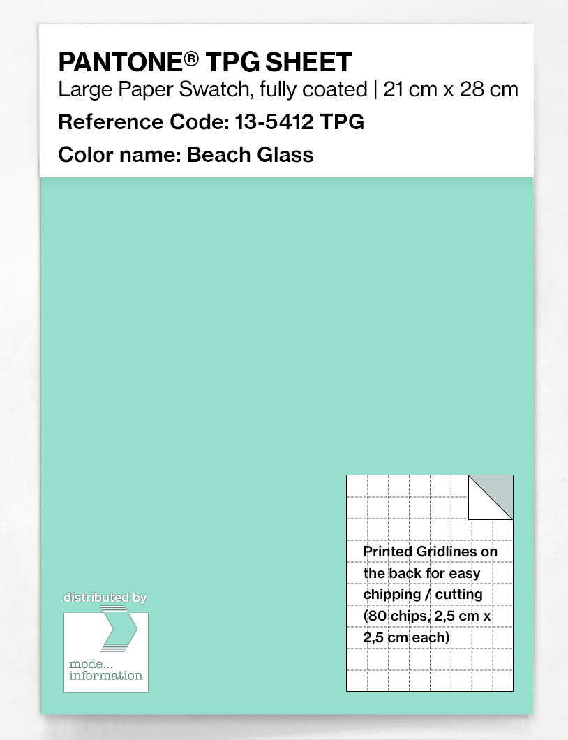 Artikelbild 1 des Artikels “PANTONE® TPG SHEET 13-5412 TPG Beach Glass “