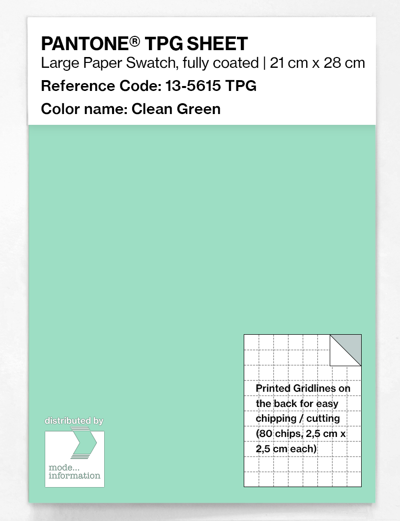 Artikelbild 1 des Artikels “PANTONE® TPG SHEET 13-5615 TPG Clean Green “