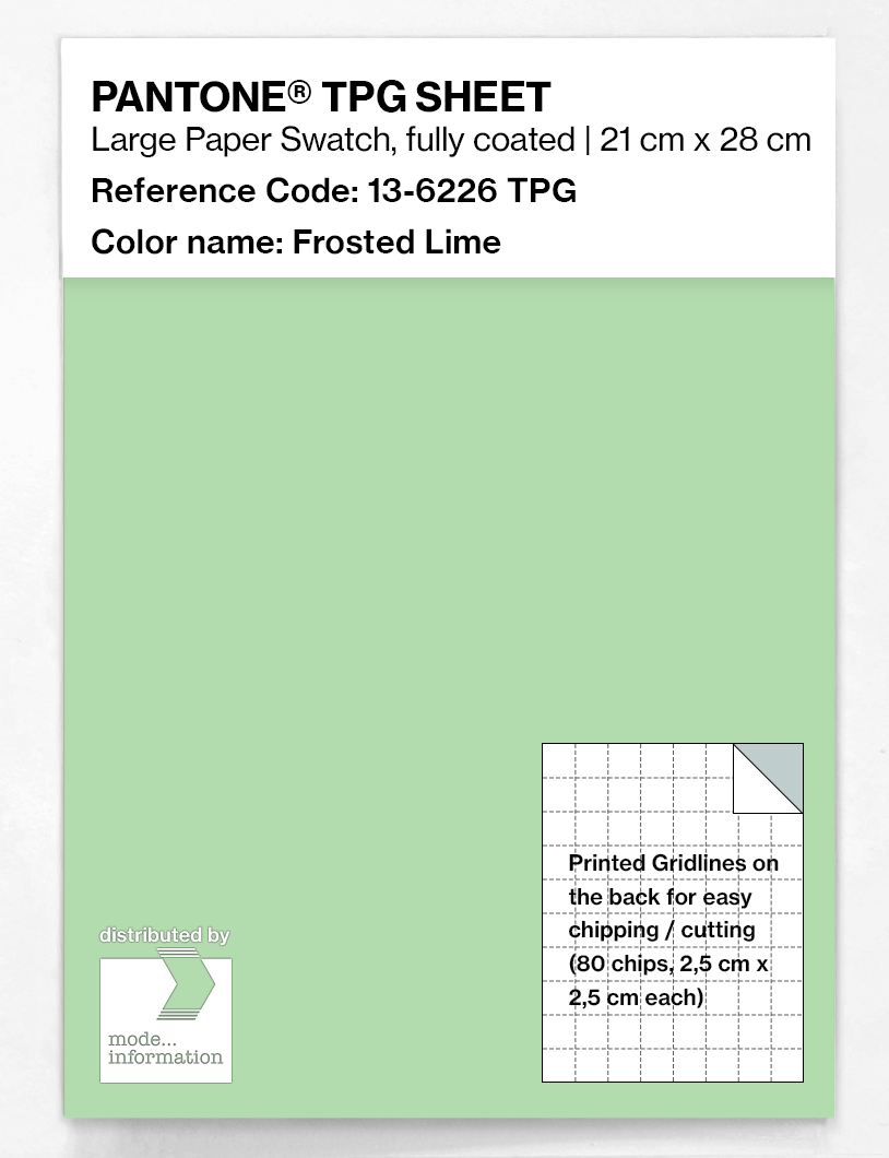 Artikelbild 1 des Artikels “PANTONE® TPG SHEET 13-6226 TPG Frosted Lime “