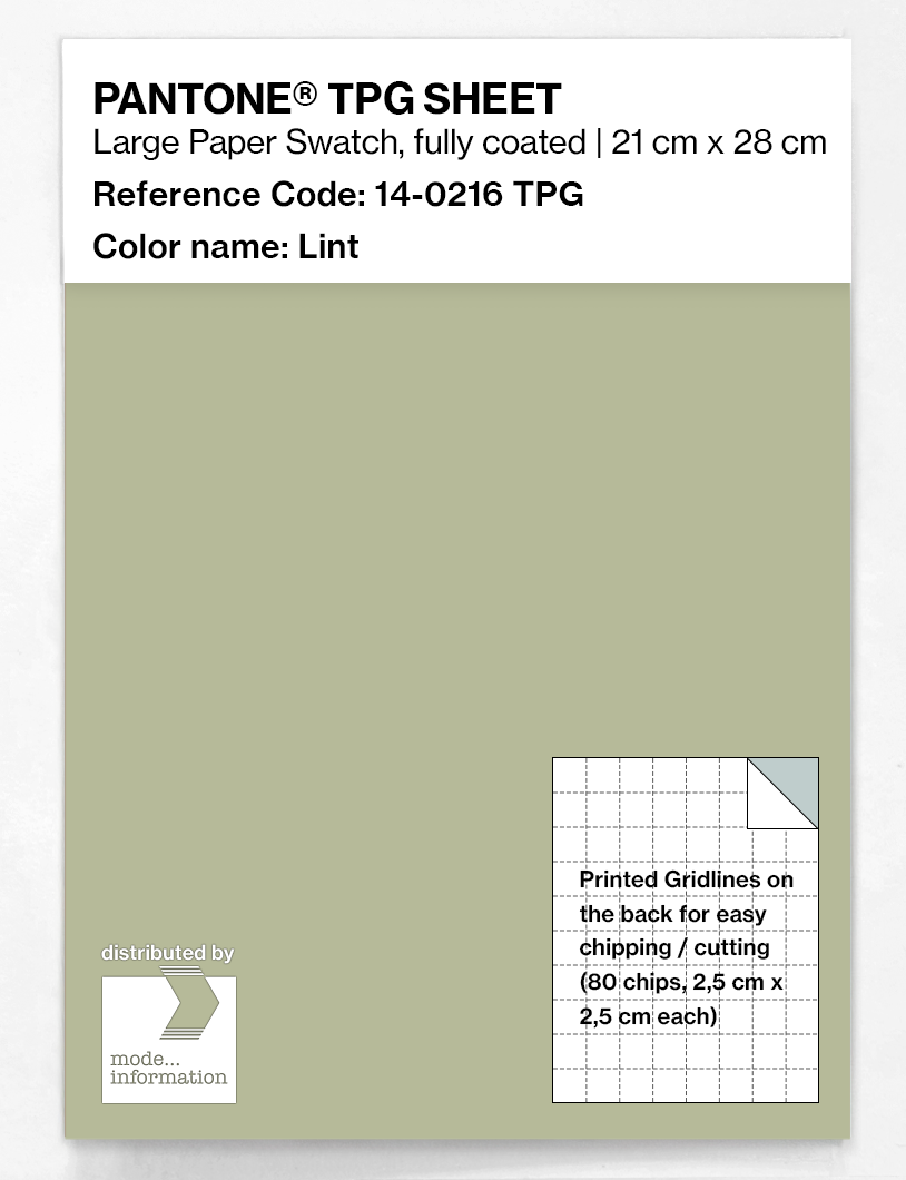 Artikelbild 1 des Artikels “PANTONE® TPG SHEET 14-0216 TPG Lint “