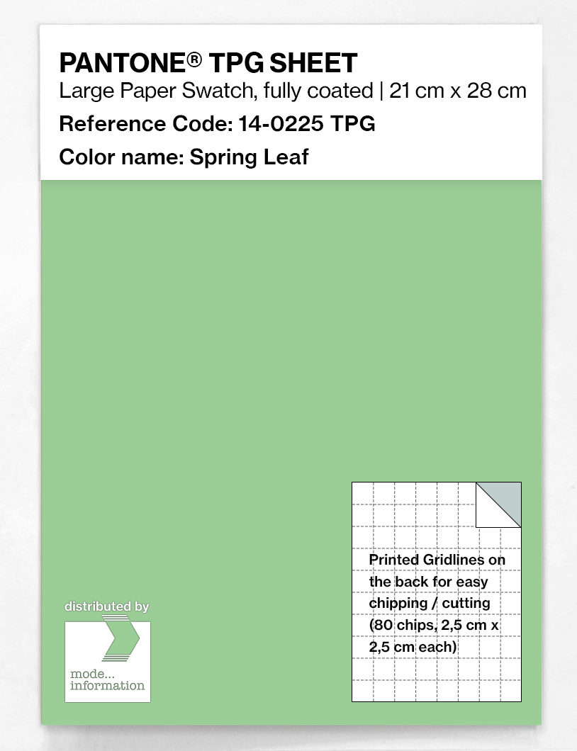 Artikelbild 1 des Artikels “PANTONE® TPG SHEET 14-0225 TPG Spring Leaf “
