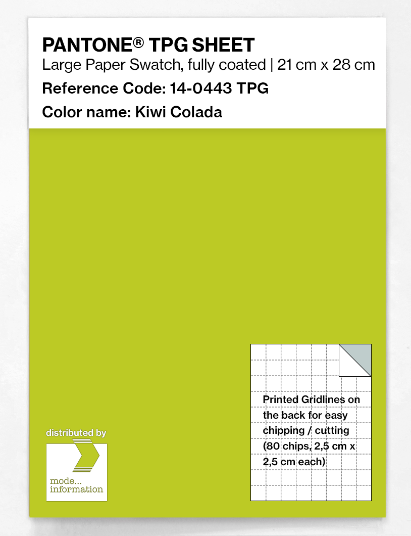 Artikelbild 1 des Artikels “PANTONE® TPG SHEET 14-0443 TPG Kiwi Colada “