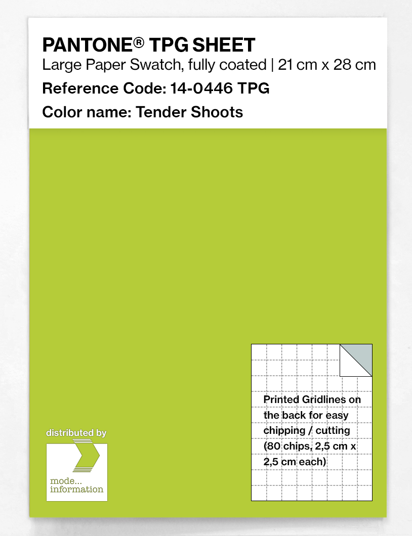 Artikelbild 1 des Artikels “PANTONE® TPG SHEET 14-0446 TPG Tender Shoots “