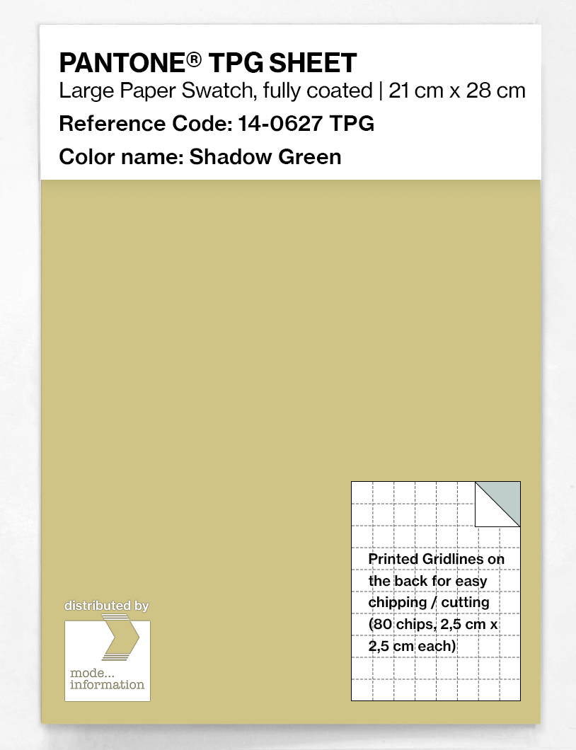 Artikelbild 1 des Artikels “PANTONE® TPG SHEET 14-0627 TPG Shadow Green “