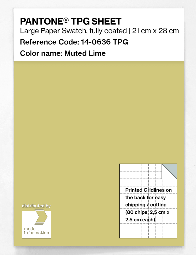 Artikelbild 1 des Artikels “PANTONE® TPG SHEET 14-0636 TPG Muted Lime “