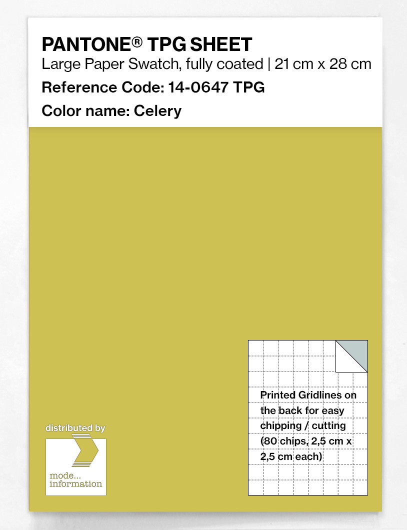 Artikelbild 1 des Artikels “PANTONE® TPG SHEET 14-0647 TPG Celery “