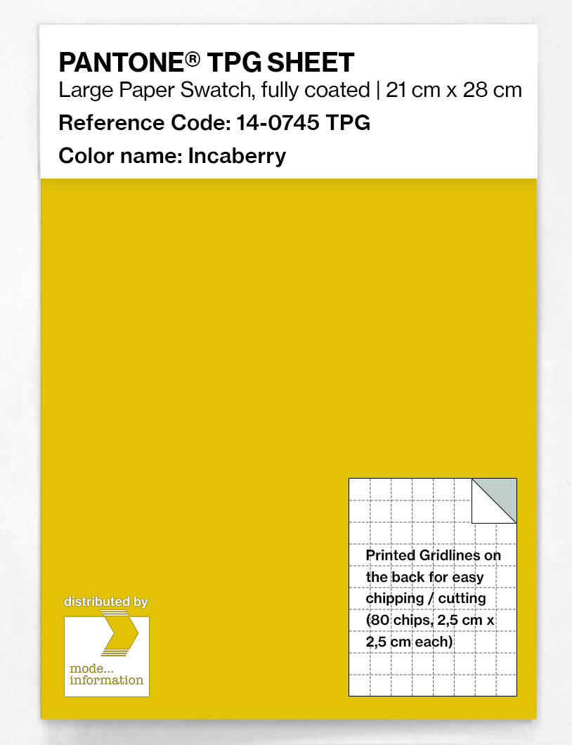 Artikelbild 1 des Artikels “PANTONE® TPG SHEET 14-0745 TPG Incaberry “