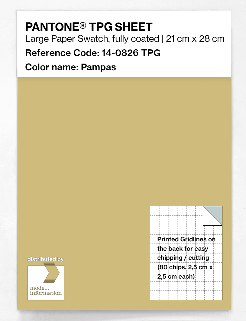 Artikelbild 1 des Artikels “PANTONE® TPG SHEET 14-0826 TPG Pampas “