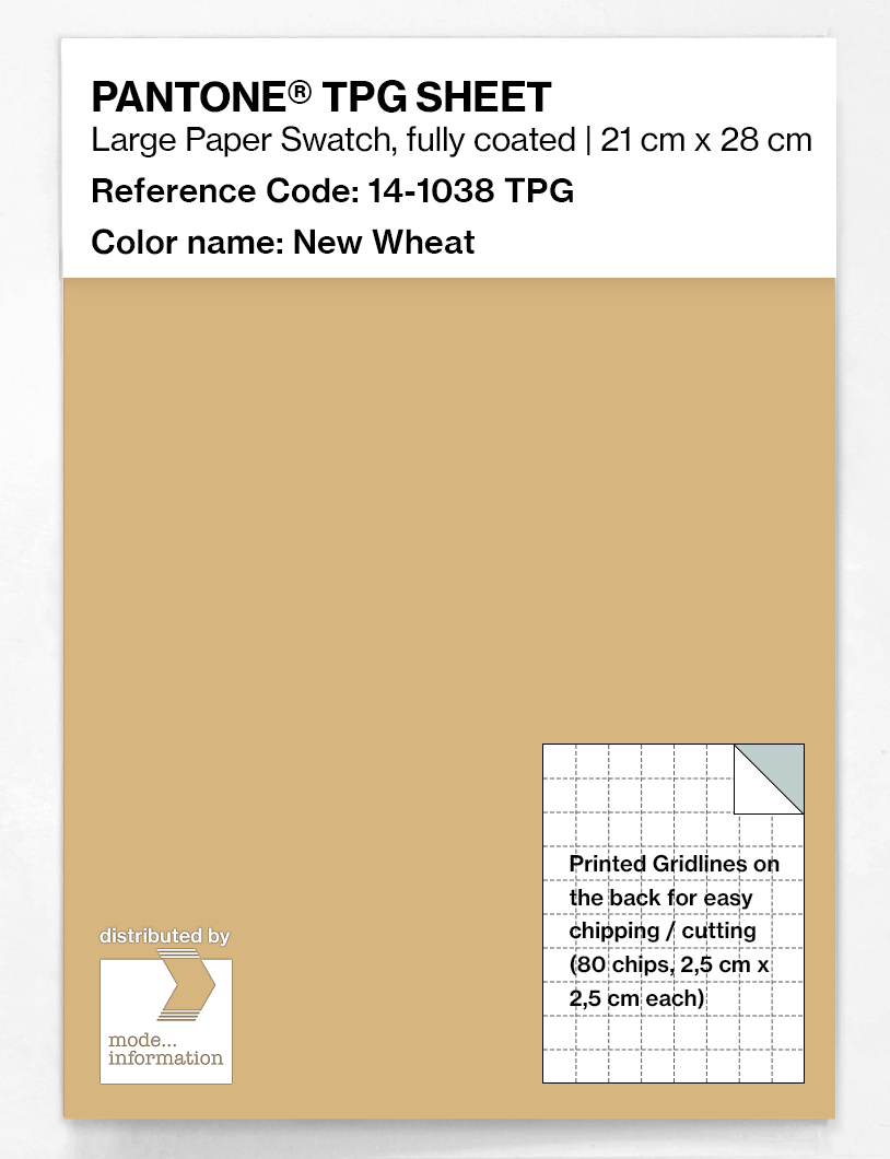 Artikelbild 1 des Artikels “PANTONE® TPG SHEET 14-1038 TPG New Wheat “