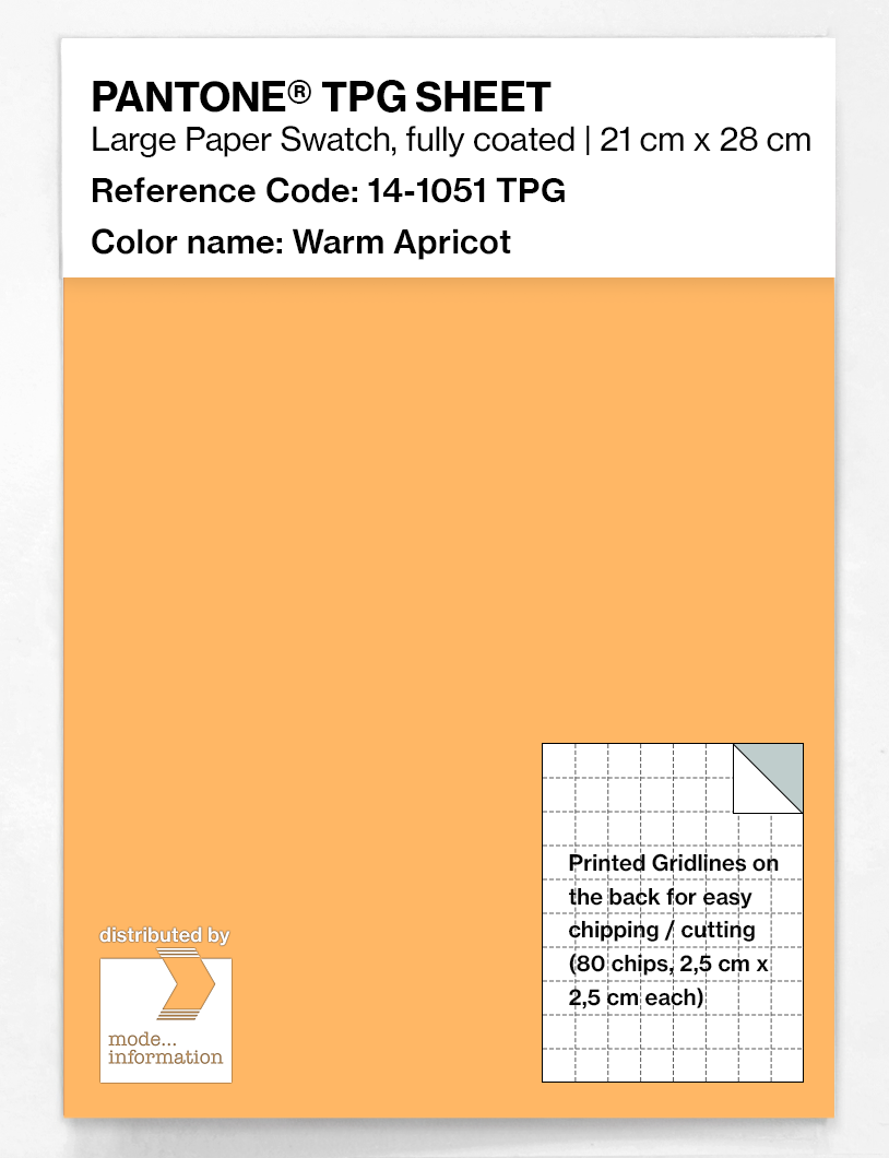 Artikelbild 1 des Artikels “PANTONE® TPG SHEET 14-1051 TPG Warm Apricot “