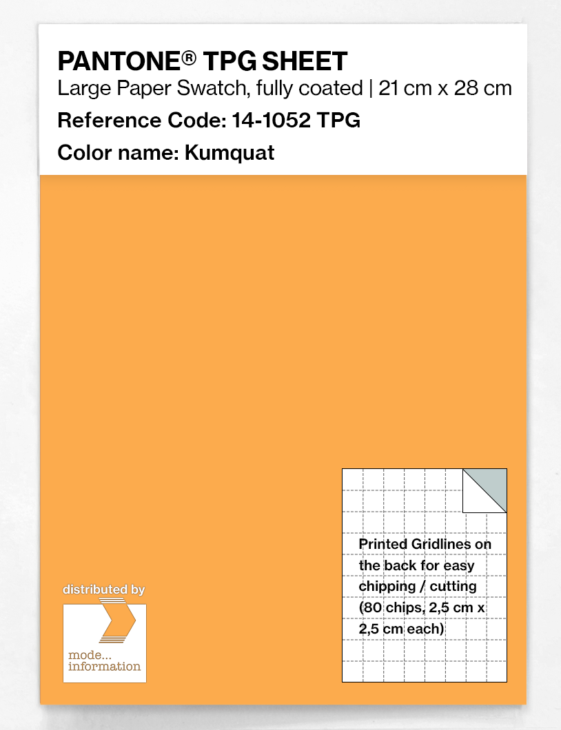 Artikelbild 1 des Artikels “PANTONE® TPG SHEET 14-1052 TPG Kumquat “