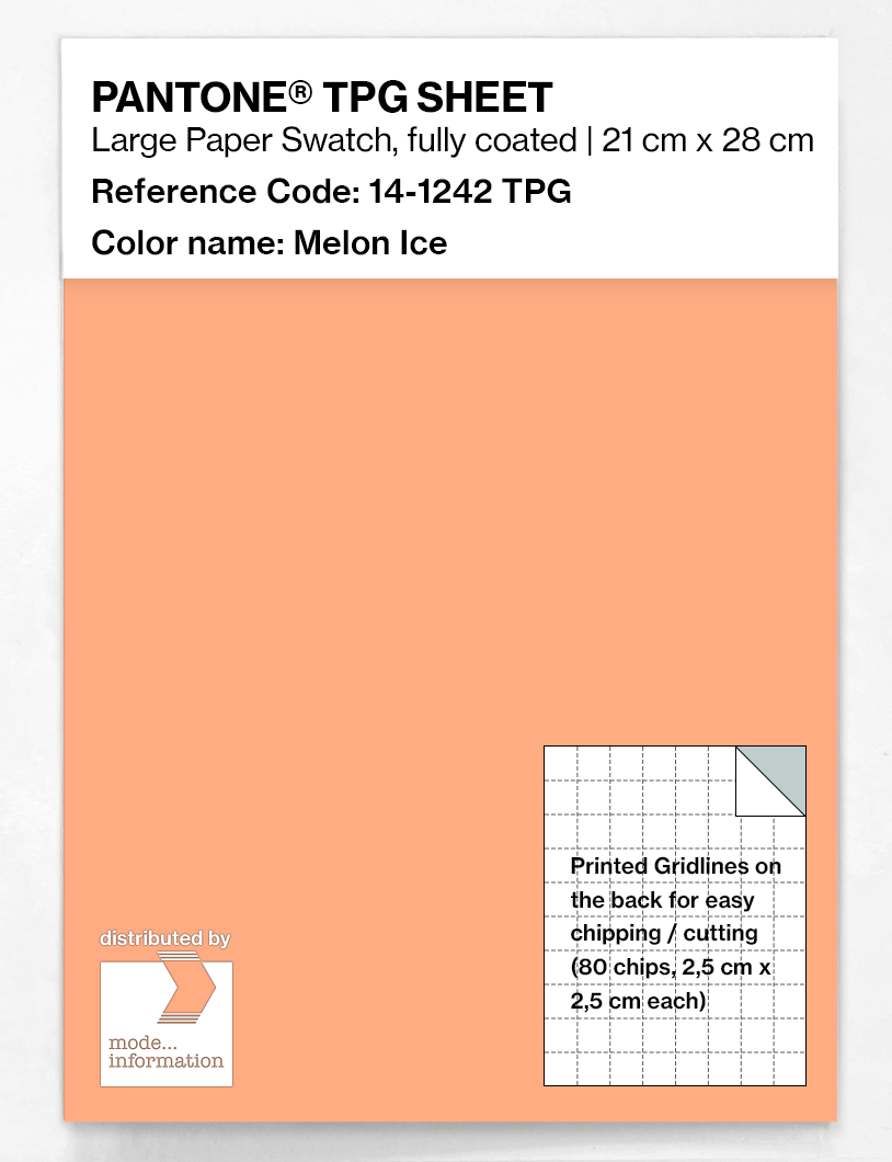 Artikelbild 1 des Artikels “PANTONE® TPG SHEET 14-1242 TPG Melon Ice “