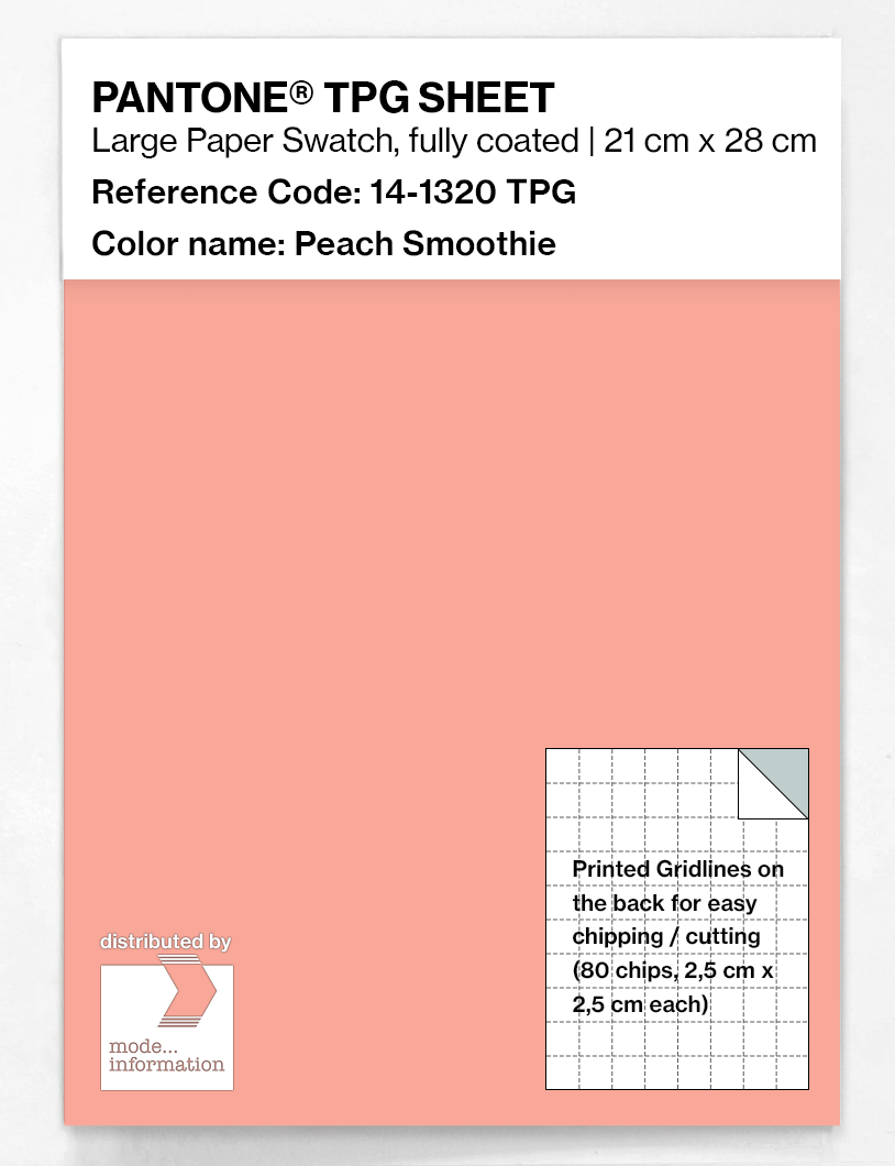 Artikelbild 1 des Artikels “PANTONE® TPG SHEET 14-1320 TPG Peach Smoothie “