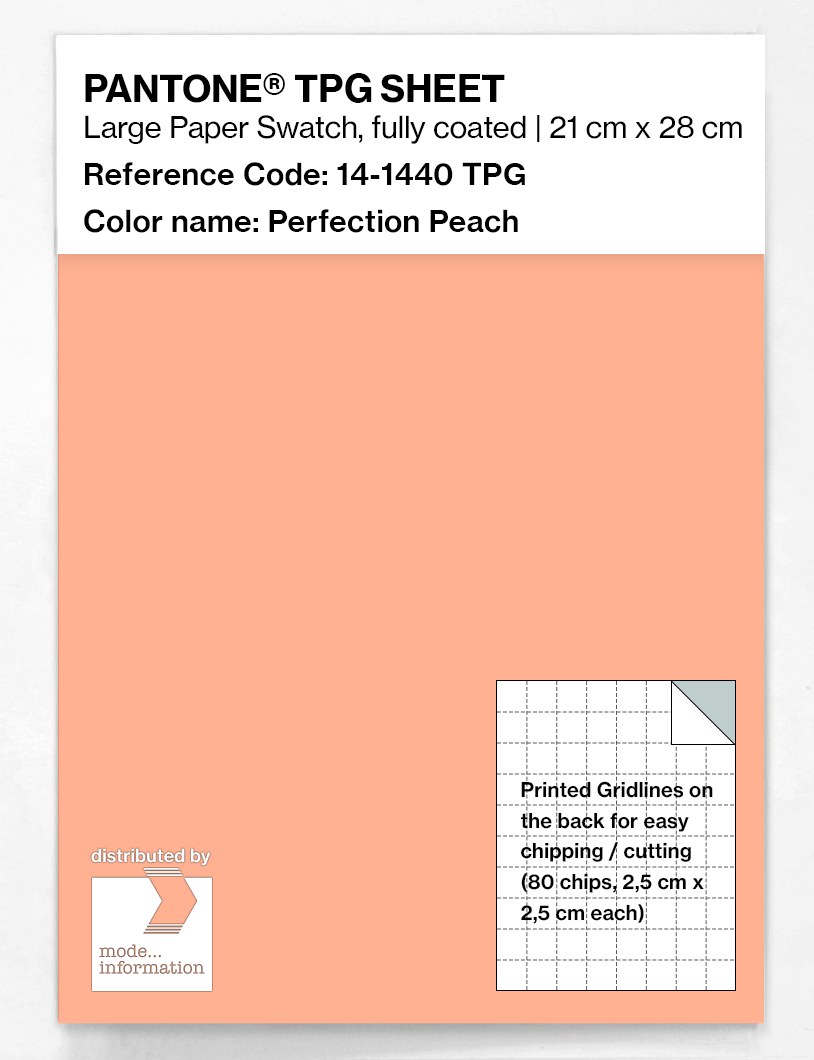 Artikelbild 1 des Artikels “PANTONE® TPG SHEET 14-1440 TPG Perfection Peach “