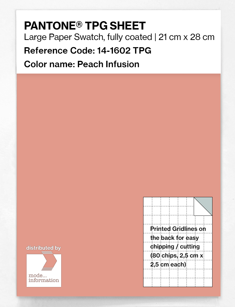 Artikelbild 1 des Artikels “PANTONE® TPG SHEET 14-1602 TPG Peach Infusion “