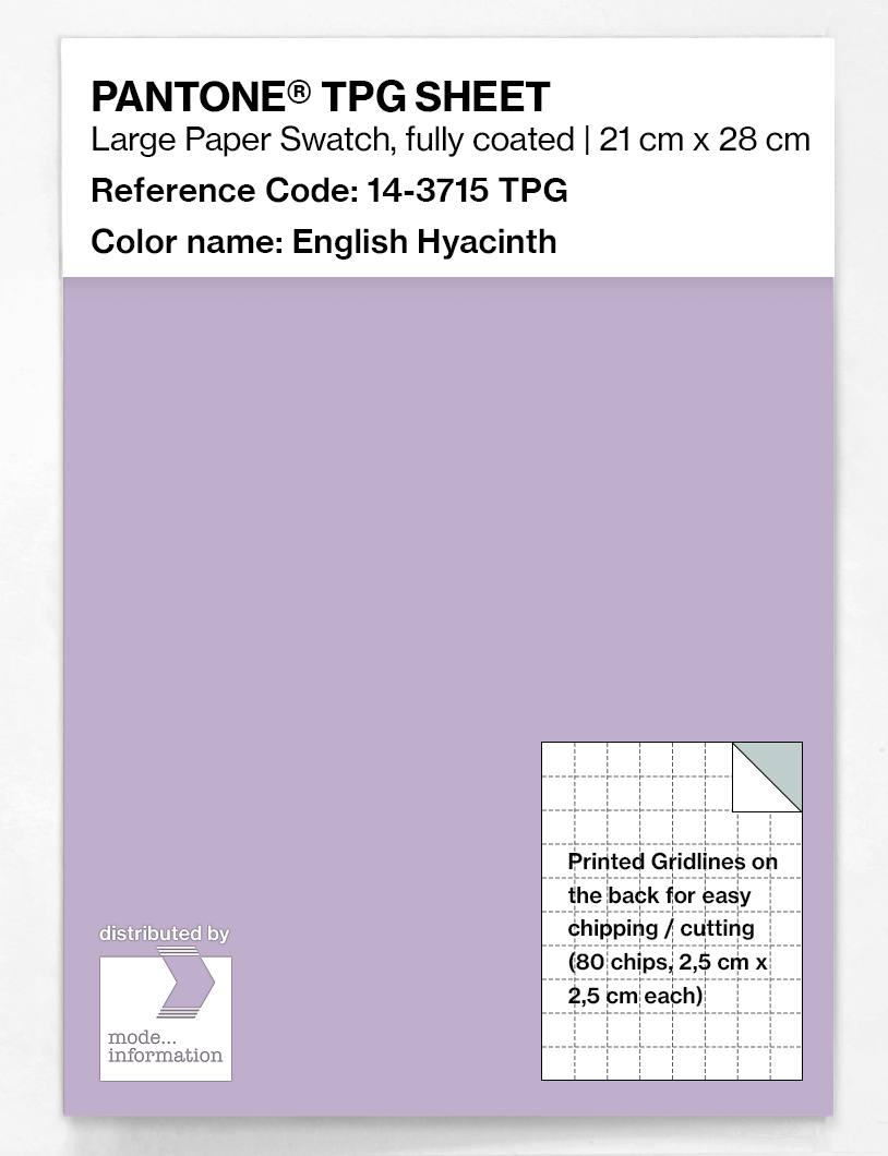Artikelbild 1 des Artikels “PANTONE® TPG SHEET 14-3715 TPG English Hyacinth “
