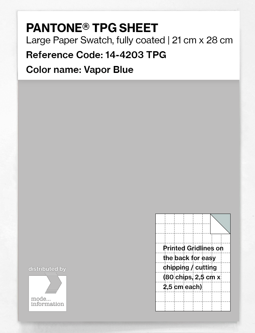 Artikelbild 1 des Artikels “PANTONE® TPG SHEET 14-4203 TPG Vapor Blue “