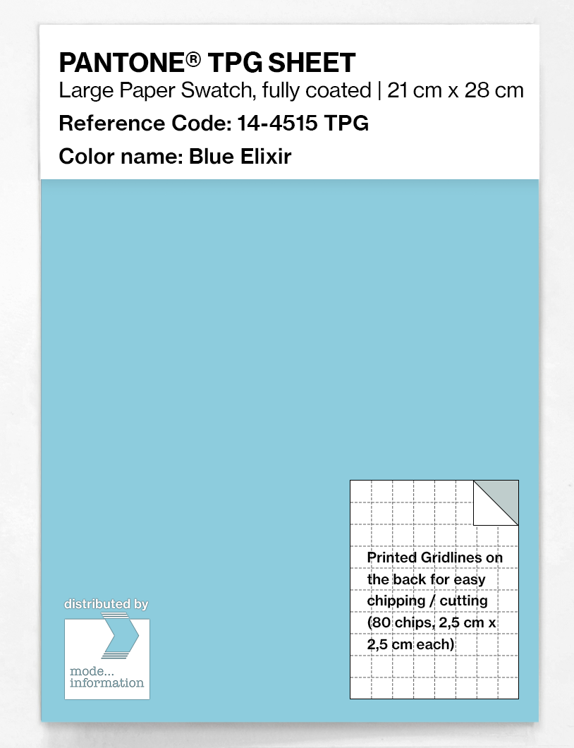 Artikelbild 1 des Artikels “PANTONE® TPG SHEET 14-4515 TPG Blue Elixir “