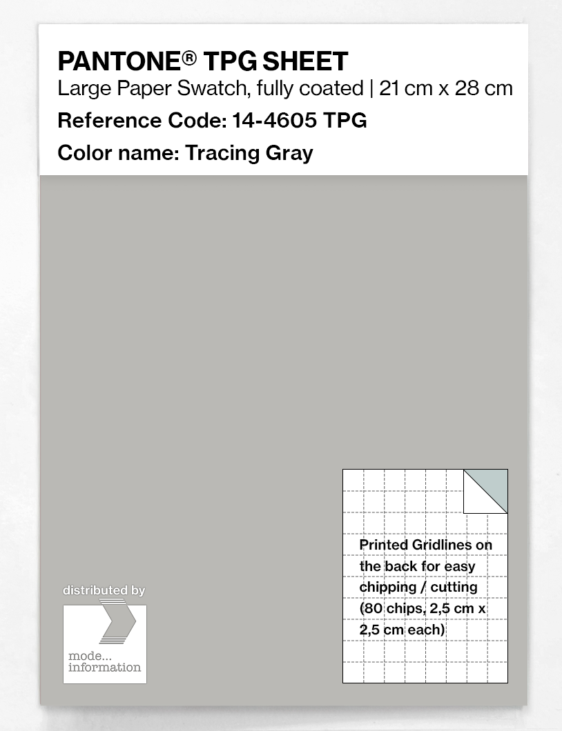 Artikelbild 1 des Artikels “PANTONE® TPG SHEET 14-4605 TPG Tracing Gray “
