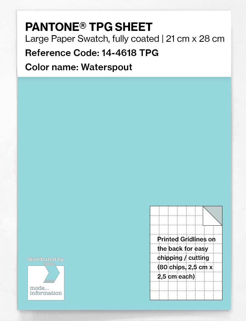 Artikelbild 1 des Artikels “PANTONE® TPG SHEET 14-4618 TPG Waterspout “