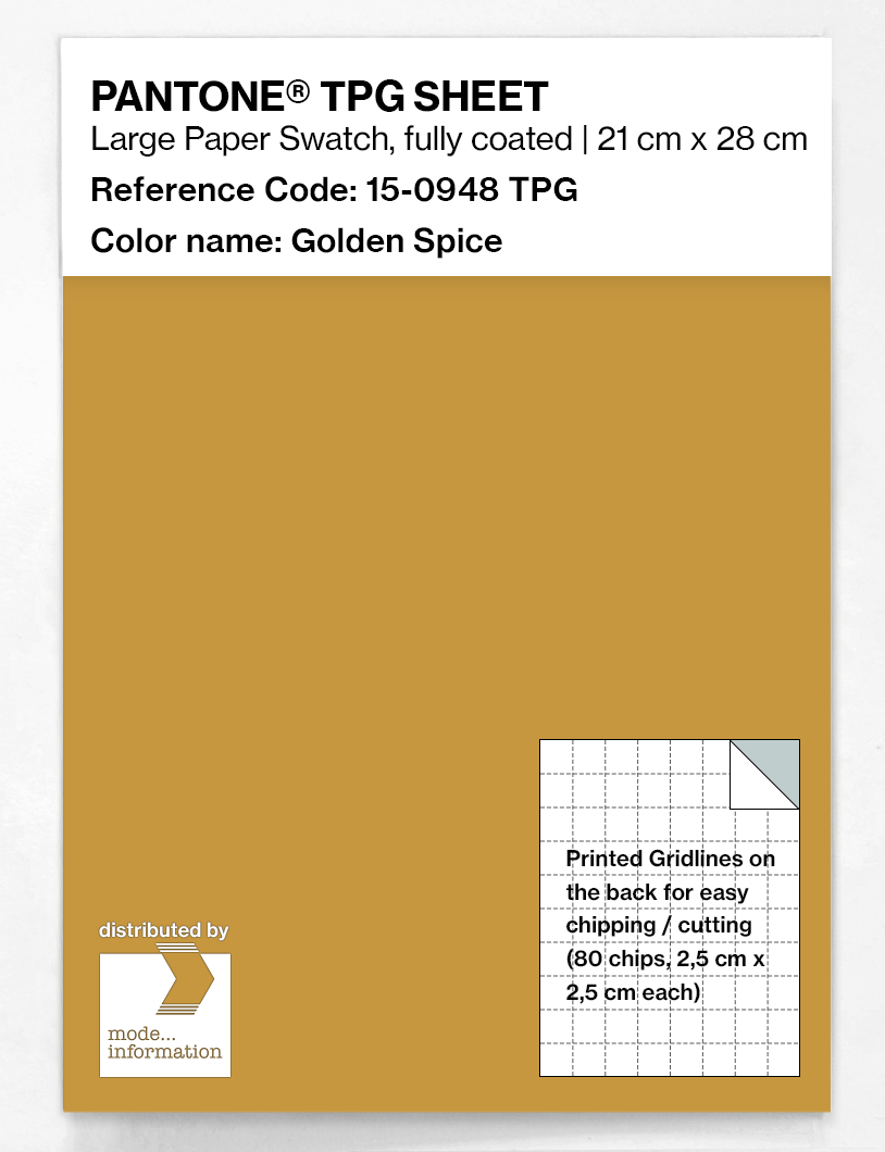 Artikelbild 1 des Artikels “PANTONE® TPG SHEET 15-0948 TPG Golden Spice “