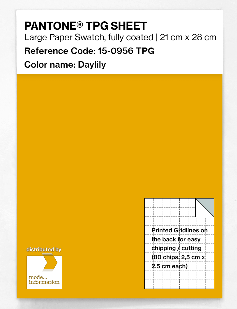 Artikelbild 1 des Artikels “PANTONE® TPG SHEET 15-0956 TPG Daylily “