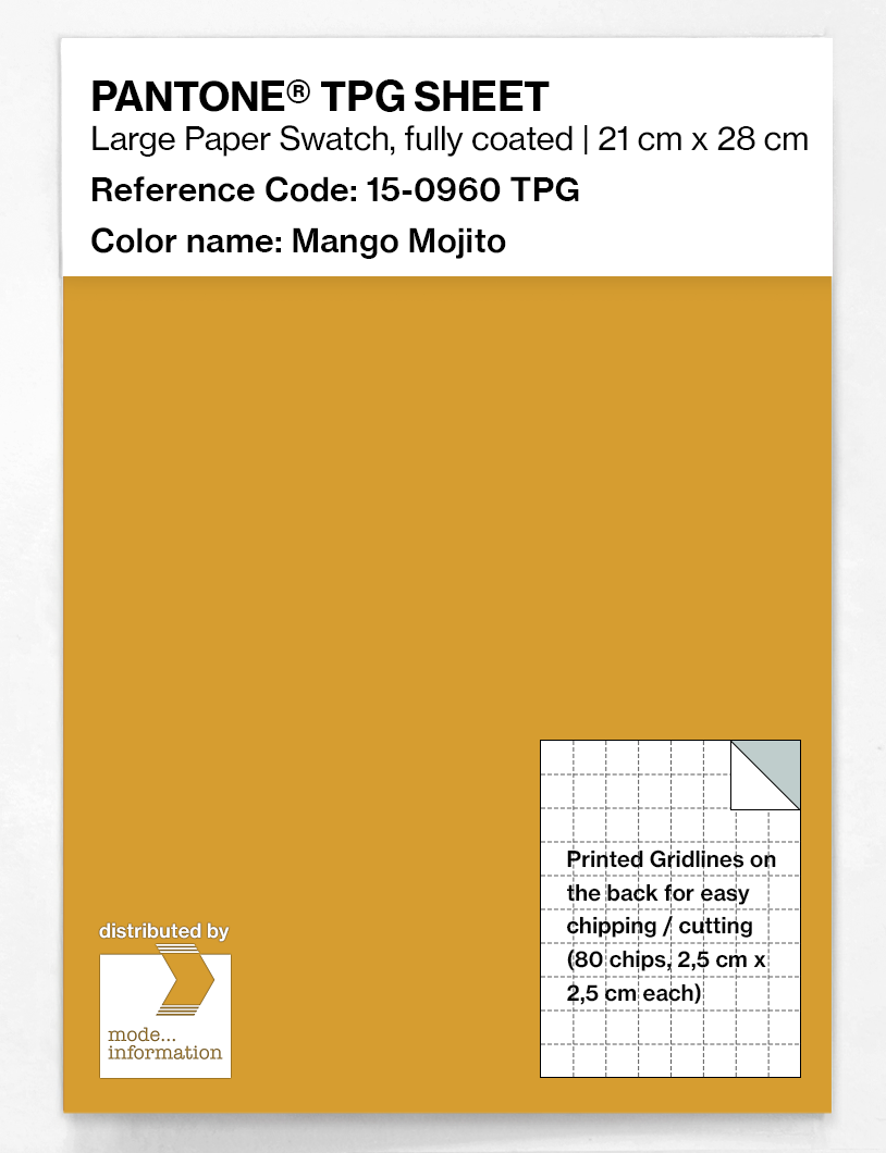 Artikelbild 1 des Artikels “PANTONE® TPG SHEET 15-0960 TPG Mango Mojito “