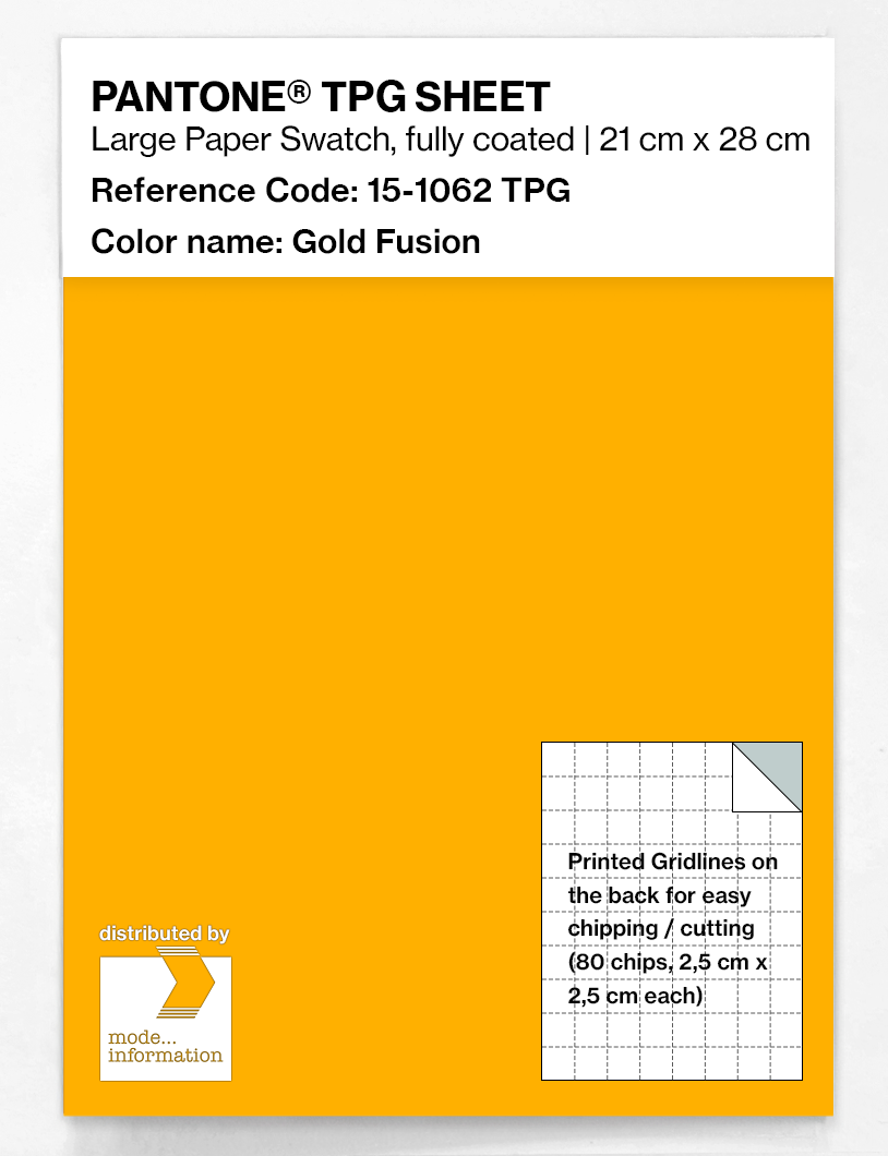 Artikelbild 1 des Artikels “PANTONE® TPG SHEET 15-1062 TPG Gold Fusion “