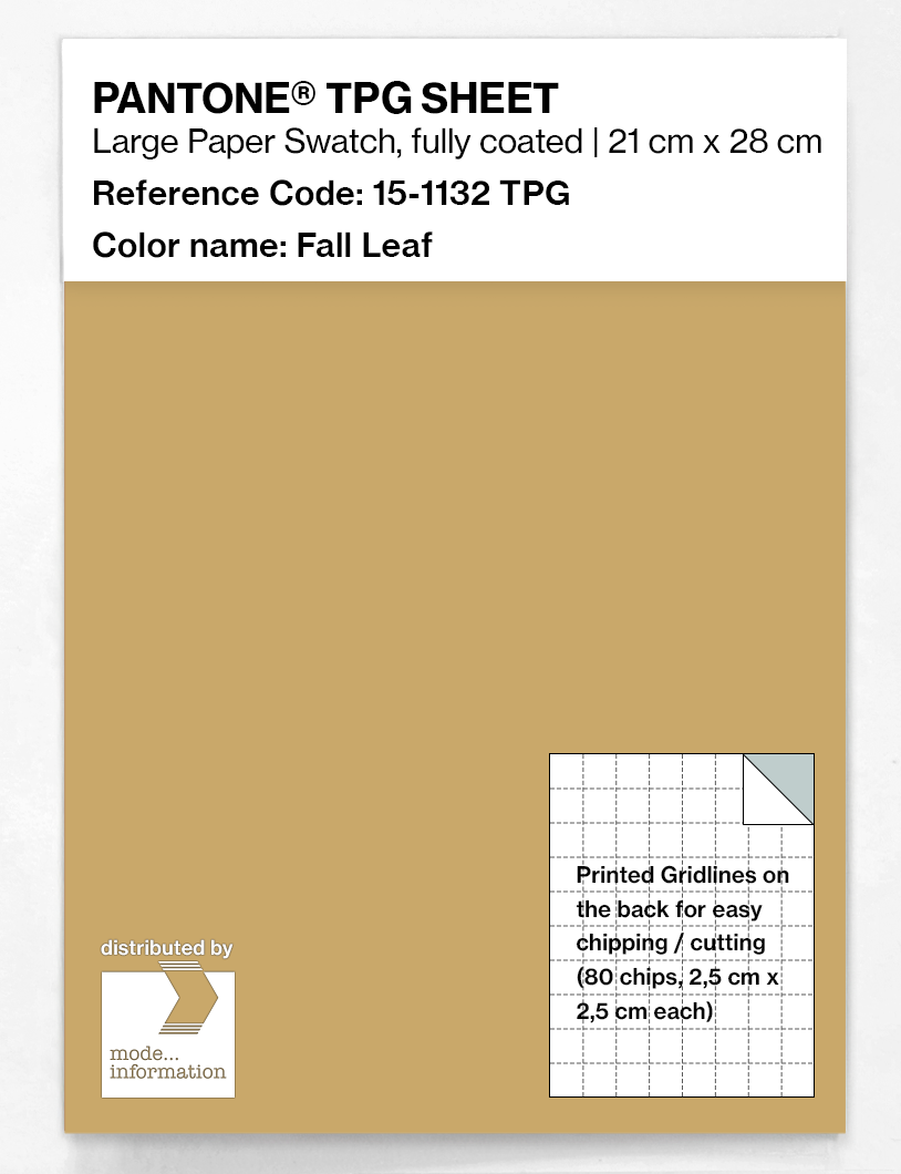 Artikelbild 1 des Artikels “PANTONE® TPG SHEET 15-1132 TPG Fall Leaf “