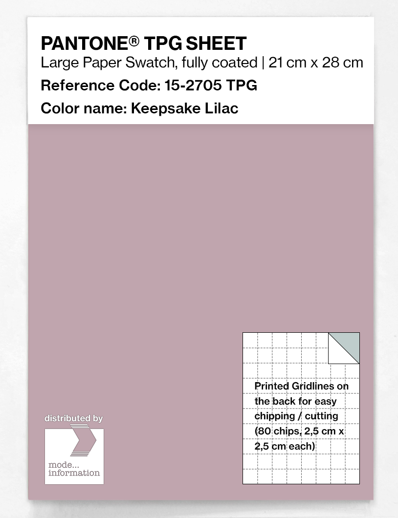 Artikelbild 1 des Artikels “PANTONE® TPG SHEET 15-2705 TPG Keepsake Lilac “