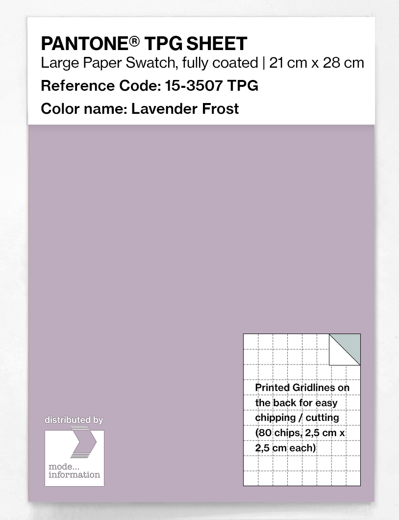 Artikelbild 1 des Artikels “PANTONE® TPG SHEET 15-3507 TPG Lavender Frost “