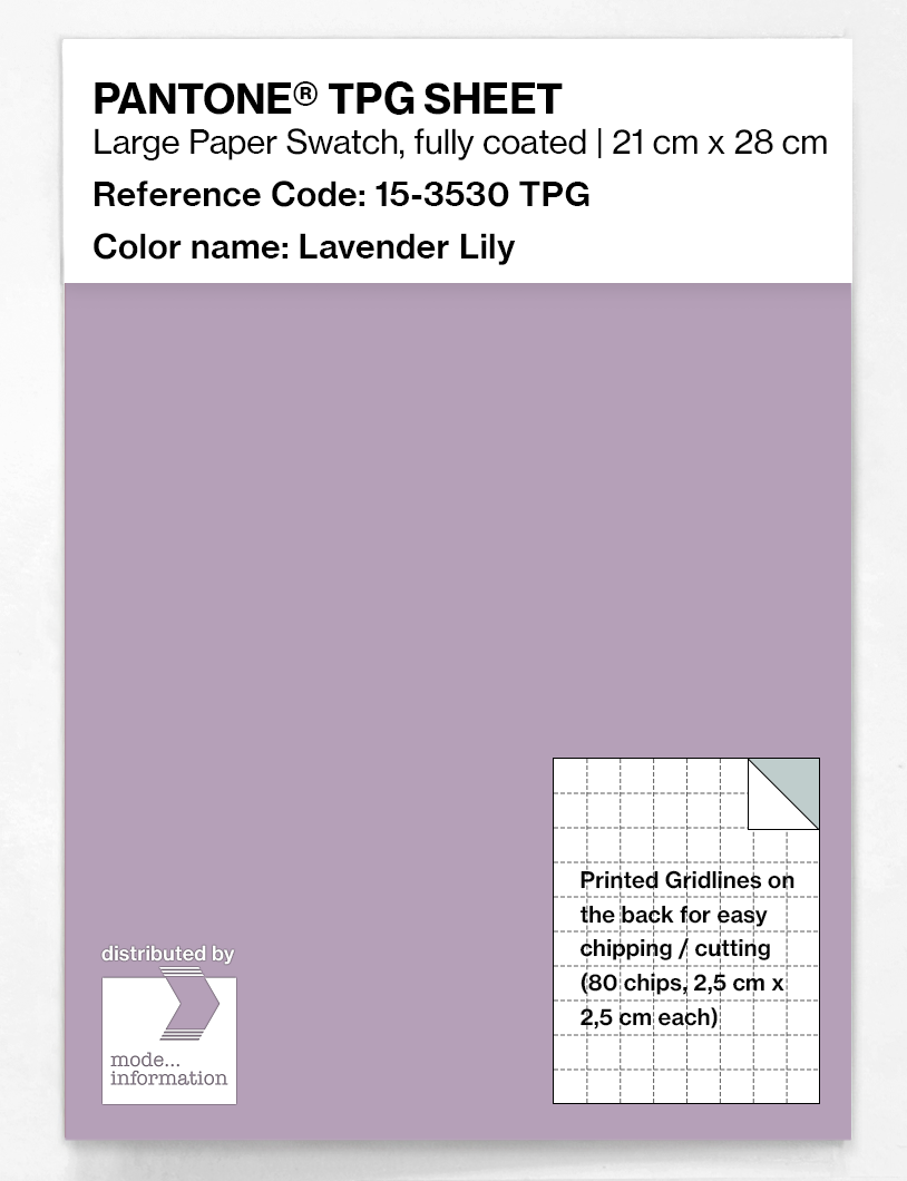 Artikelbild 1 des Artikels “PANTONE® TPG SHEET 15-3530 TPG Lavender Lily “