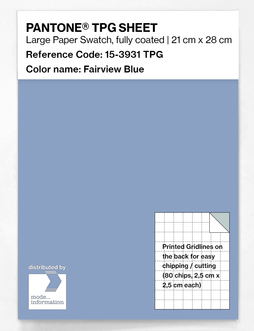 Artikelbild 1 des Artikels “PANTONE® TPG SHEET 15-3931 TPG Fairview Blue “