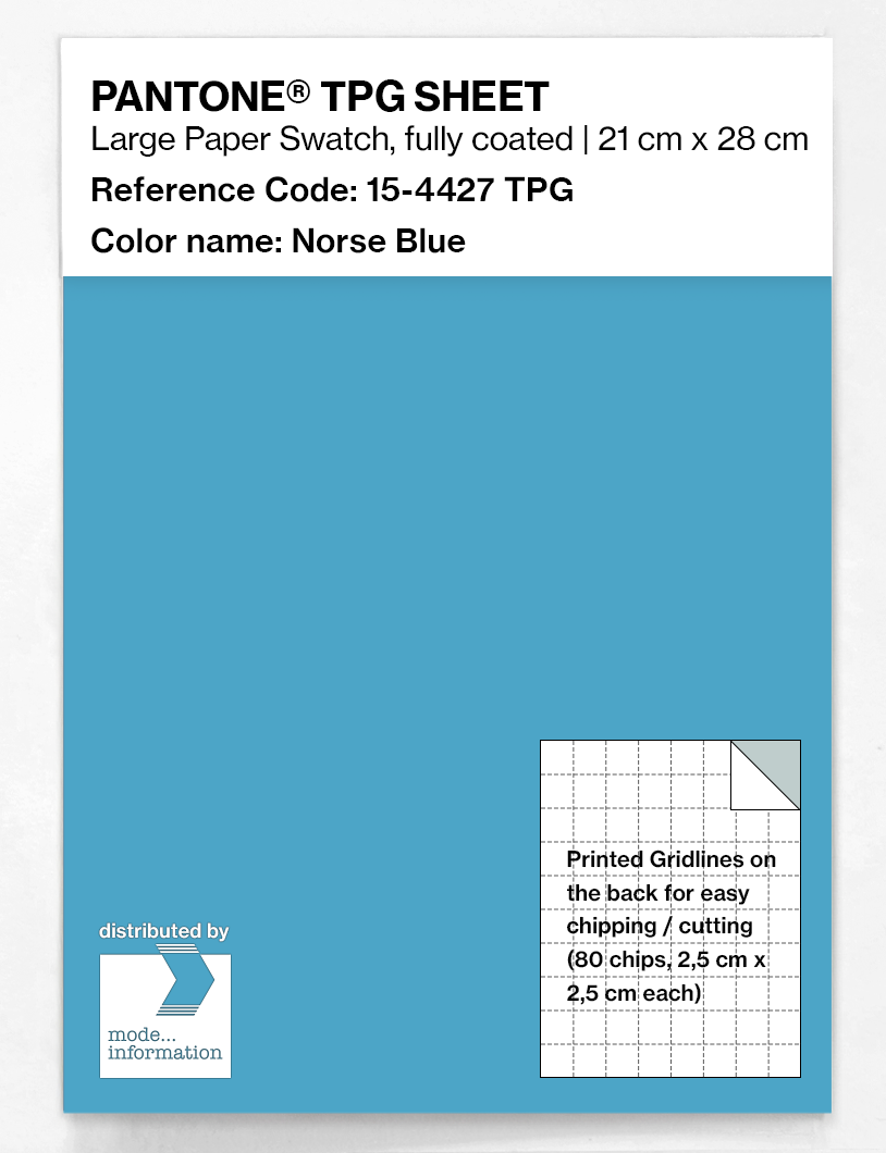 Artikelbild 1 des Artikels “PANTONE® TPG SHEET 15-4427 TPG Norse Blue “