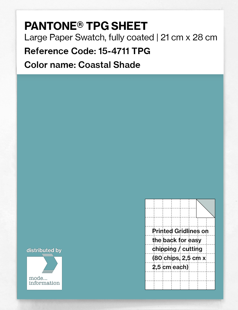 Artikelbild 1 des Artikels “PANTONE® TPG SHEET 15-4711 TPG Coastal Shade “
