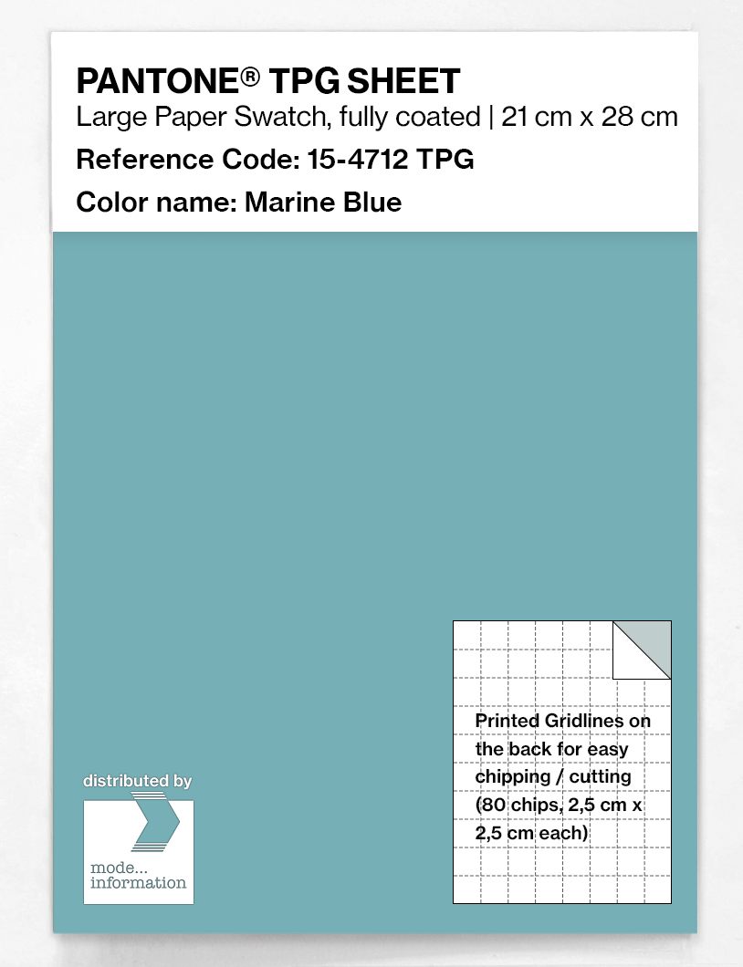 Artikelbild 1 des Artikels “PANTONE® TPG SHEET 15-4712 TPG Marine Blue “