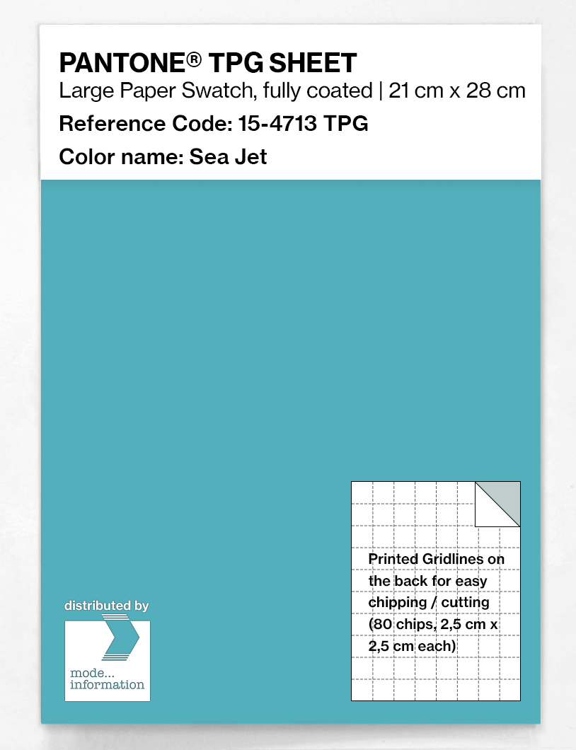 Artikelbild 1 des Artikels “PANTONE® TPG SHEET 15-4713 TPG Sea Jet “