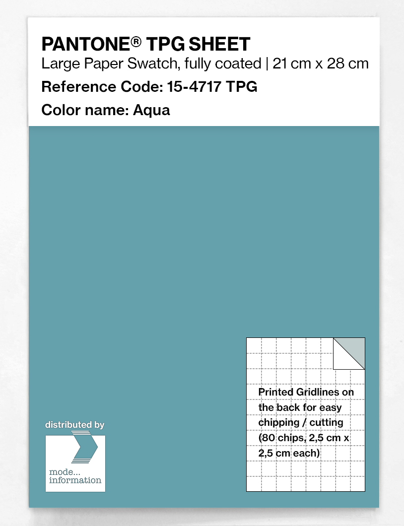 Artikelbild 1 des Artikels “PANTONE® TPG SHEET 15-4717 TPG Aqua “