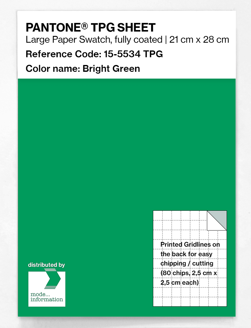 Artikelbild 1 des Artikels “PANTONE® TPG SHEET 15-5534 TPG Bright Green “
