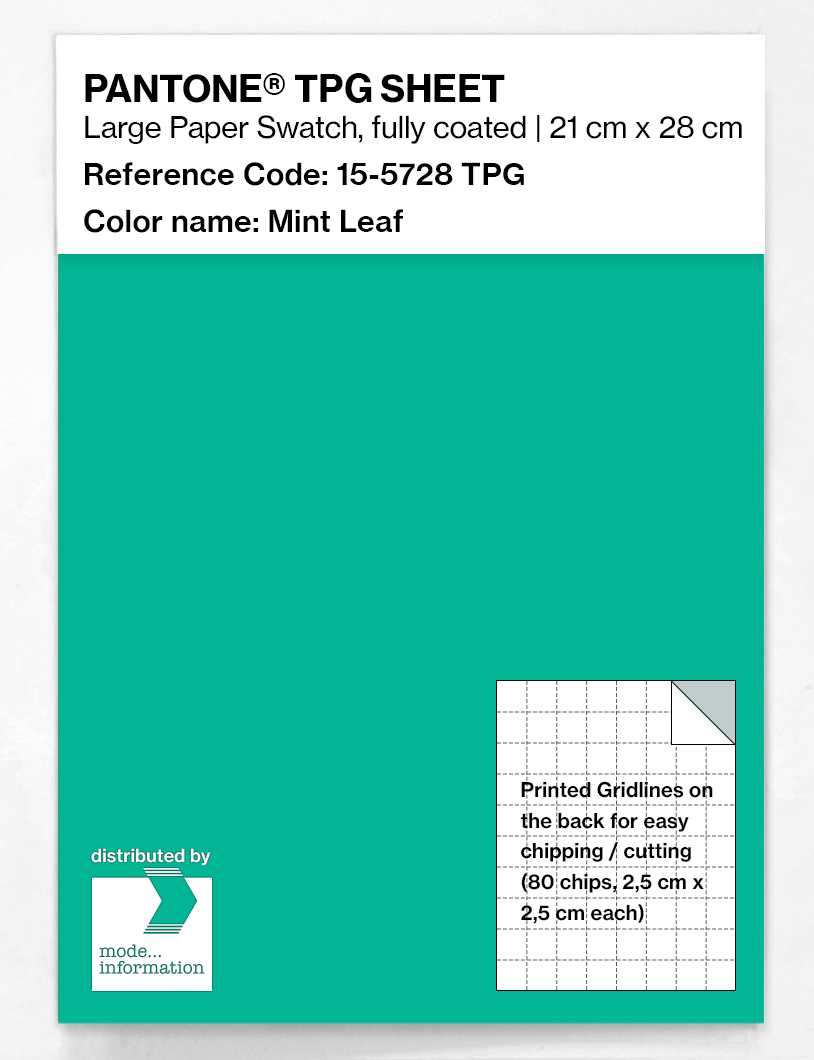 Artikelbild 1 des Artikels “PANTONE® TPG SHEET 15-5728 TPG Mint Leaf “
